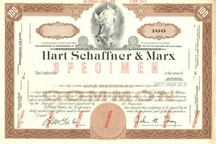 Hart Schaffner and Marx